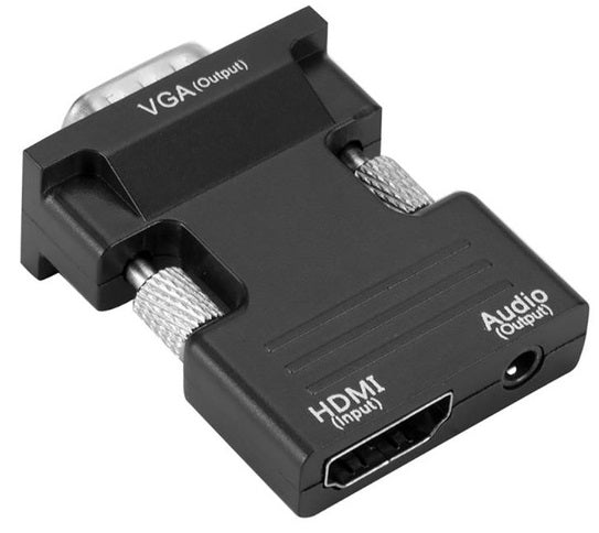 Adattatore HDMI Jack audio 3.5mm a VGA con uscita 1080P
