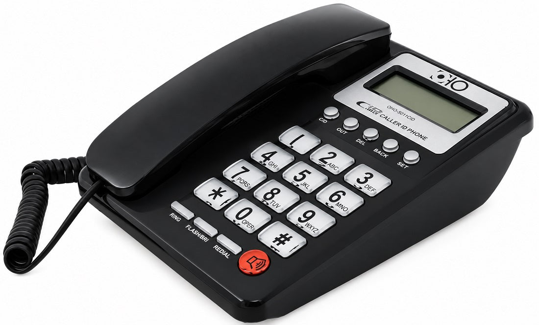 Telefono fisso con tasti grandi e funzione calcolatrice vari colori  6928276050113 OHO-5011CID WB1361