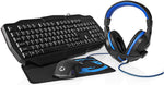 Kit gaming 4in1 Tastiera-Cuffie-Mouse-Tappetino GCK41100BKIT 5412810333721 WB932