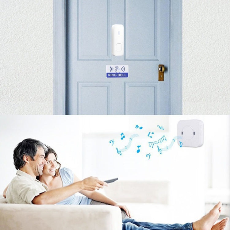 Ricevitore wireless per campanello IP55, 110 dB, 300 m con spina UK - immagine 6