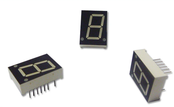 Display 7 segmenti rosso WD08012BUR-20 K
