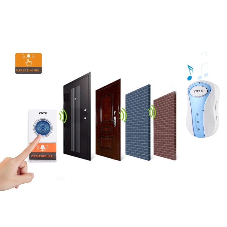 Campanello wireless VOYE V008A con telecomando e 38 suoni - immagine 7
