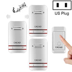 Campanello elettronico wireless cinetico con 3 ricevitori