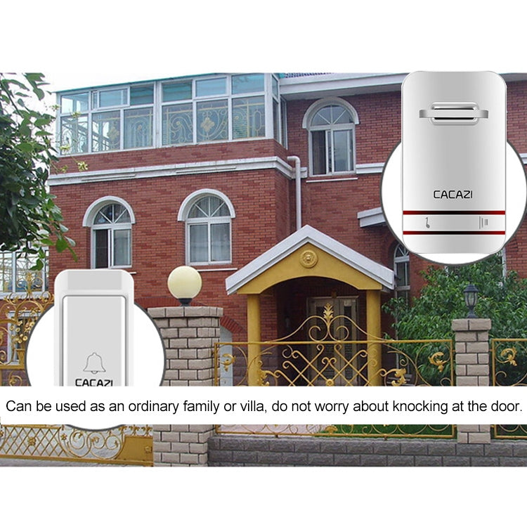 Campanello elettronico wireless cinetico 1 pulsante 1 ricevitore