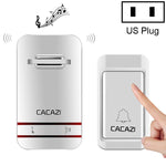 Campanello elettronico wireless cinetico 1 pulsante 1 ricevitore