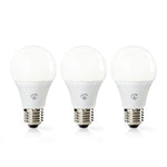 Lampadina LED Smart Wi-Fi 9W Bianco caldo 2700K E27 800 lumen confezione da 3
