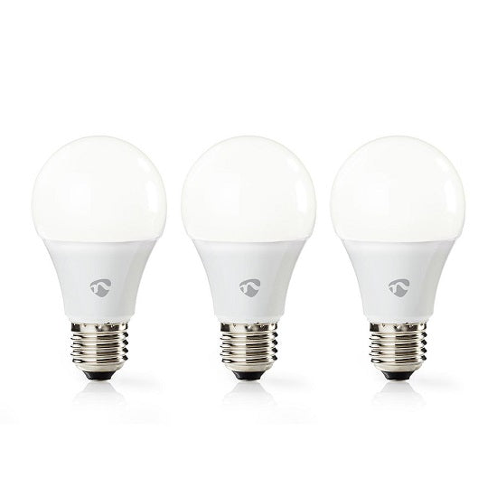 Lampadina LED Smart Wi-Fi 9W Bianco caldo 2700K E27 800 lumen confezione da 3