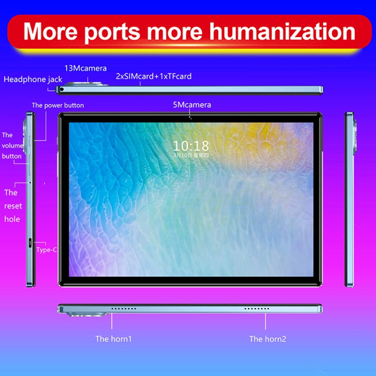 Tablet Android 8.0 MTK6797 Deca Core 10,1" 4GB 64GB