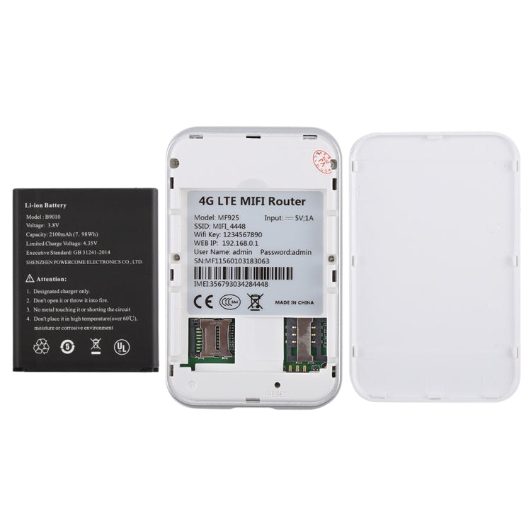 Router wireless 4G LTE MF925 con slot scheda TF fino a 32 GB