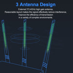 Router WiFi Tenda F3 2.4GHz 300Mbps con antenne esterne