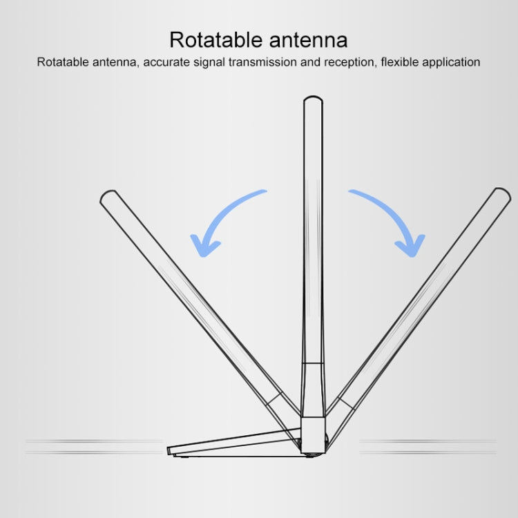 Adattatore USB WiFi Dual Band 1300Mbps con 2 Antenne