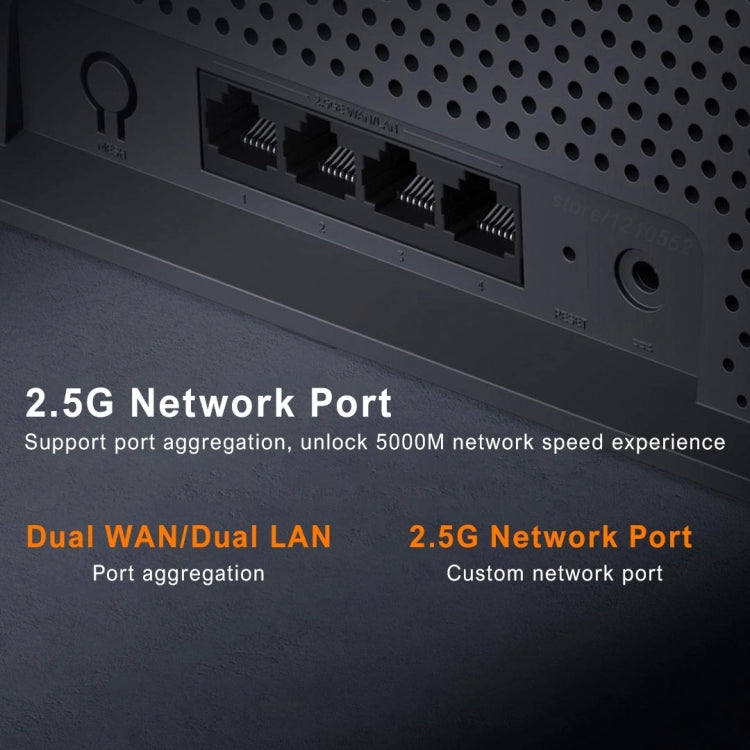 Xiaomi Router BE6500 WiFi 7 Dual Band 2.4GHz 5GHz