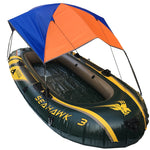 Tenda parasole pieghevole per canoa gonfiabile 2 persone