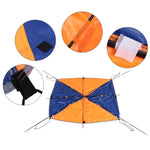 Tenda parasole pieghevole per canoa gonfiabile 2 persone