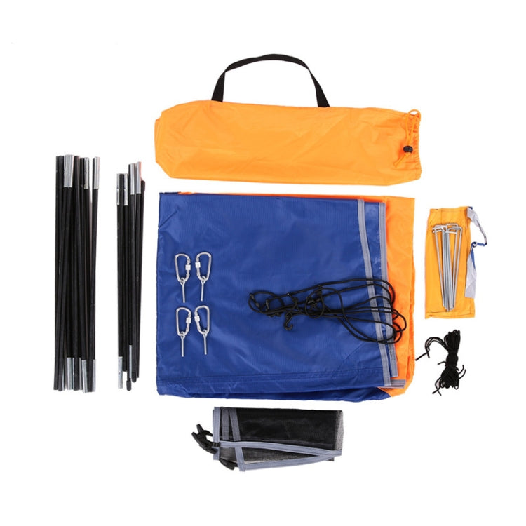 Tenda parasole pieghevole per canoa gonfiabile 2 persone