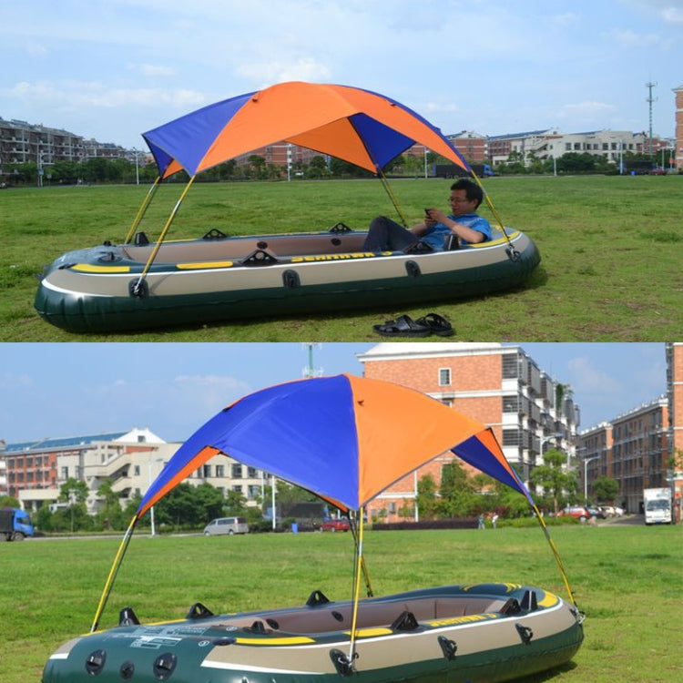 Tenda parasole pieghevole per canoa gonfiabile 2 persone
