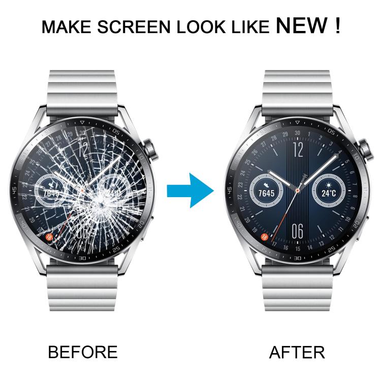 Per Huawei Watch GT 3 46mm JPT-B19 Doppio cavo Schermo LCD Digitalizzatore Gruppo completo con cornice, For Huawei Watch GT 3 46mm(Dual Cable)