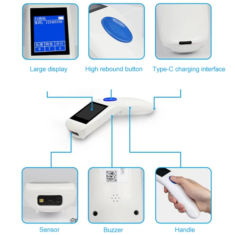 Scanner codici a barre wireless NEWSCAN NS1103H con display TFT - immagine 3