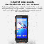 Terminale dati industriale portatile IP65 da 5,5 pollici con Android 10 e scanner di codici a barre, stile: RFID UHF + NFC HF, RFID UHF + NFC HF