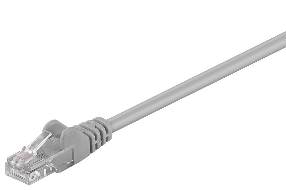 Cavo patch Goobay Cat 5e RJ45 U/UTP grigio 1,5 m 95557 4040849955570 Z177