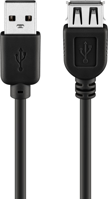 Cavo prolunga USB-A 60cm nero USB 2.0 480 Mbit/s 4040849686252 68625 Z258