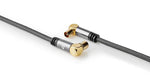 Cavo coassiale Nedis IEC maschio-femmina 5 m schermato 90° - immagine 5