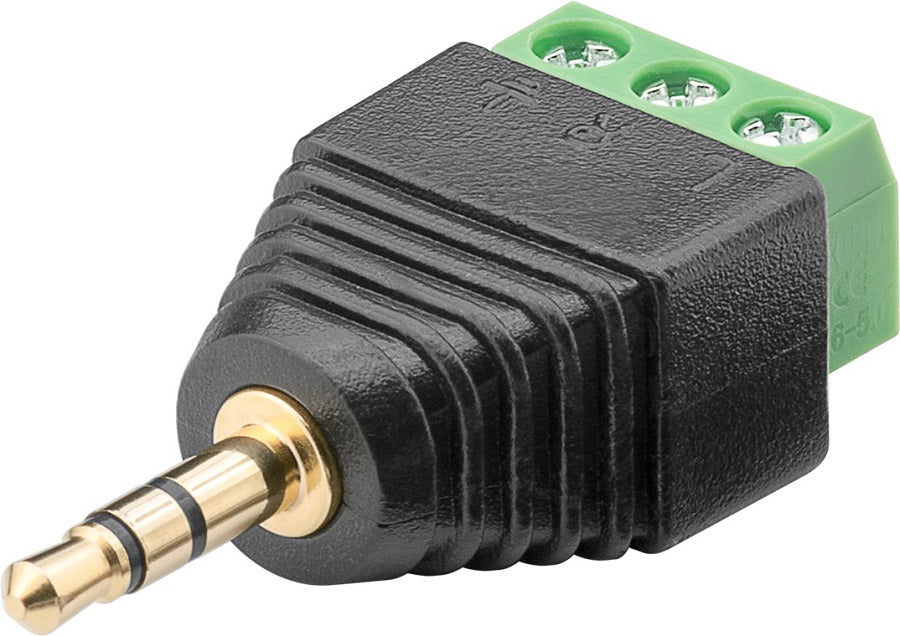 Adattatore da spina jack 3.5mm stereo a morsetti a vite 4040849767456 76745 Z852