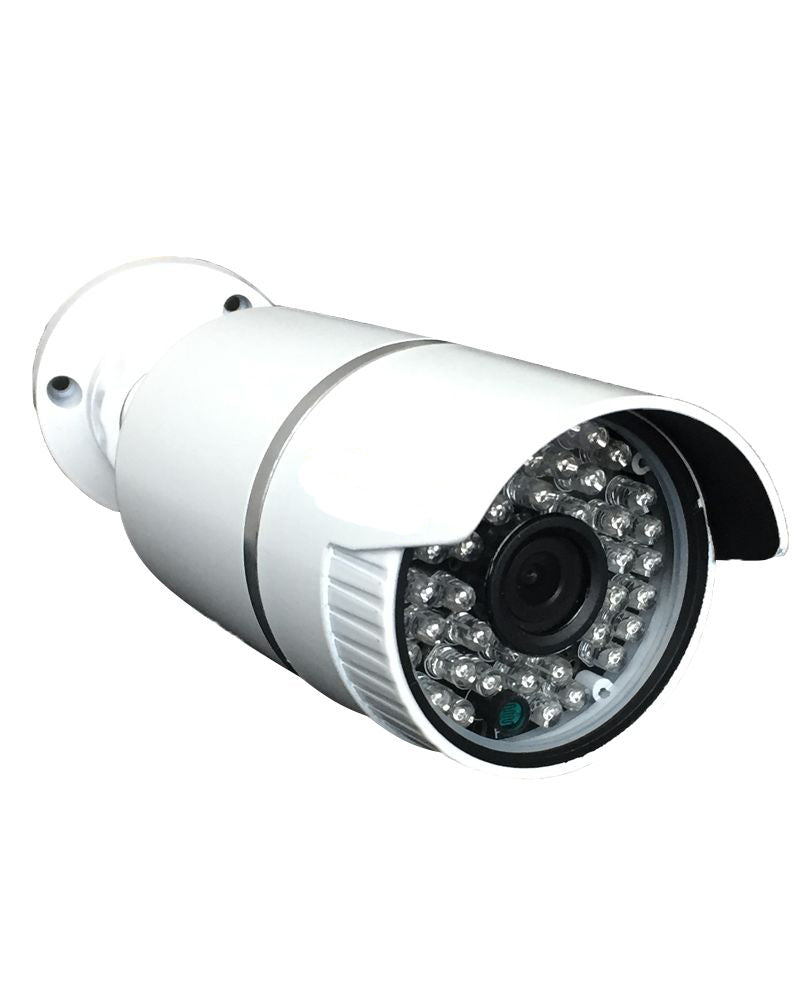 Telecamera AHD CCD 5 MP con 48 LED infrarossi e corpo in metallo