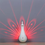 YWXLight Luce notturna LED pavone USB 5V