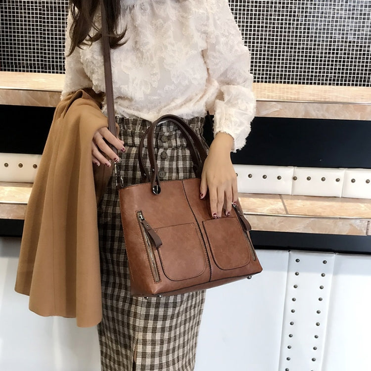 Borsa a tracolla donna in pelle PU 35x29x10 cm