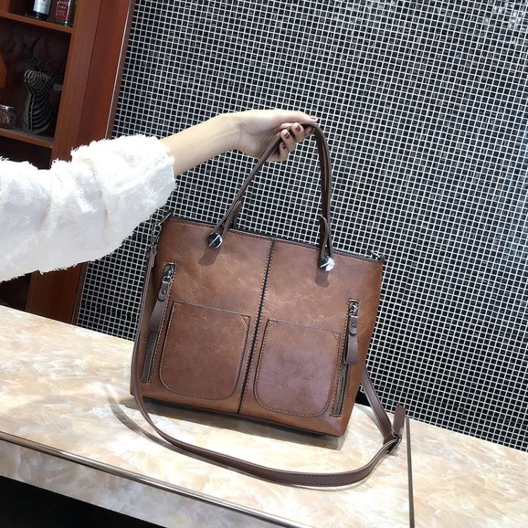 Borsa a tracolla donna in pelle PU 35x29x10 cm