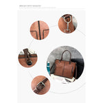 Borsa a tracolla donna in pelle PU 35x29x10 cm