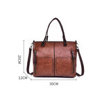 Borsa a tracolla donna in pelle PU 35x29x10 cm