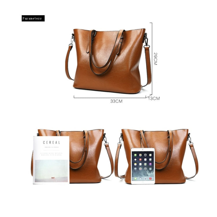 Borsa a tracolla donna in pelle PU casual 33x29x12 cm