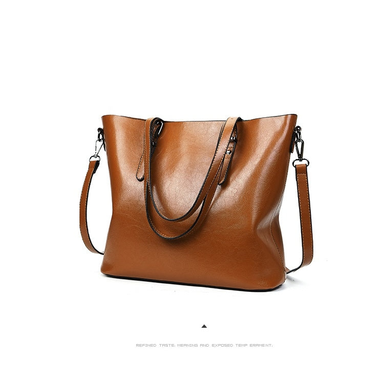 Borsa a tracolla donna in pelle PU casual 33x29x12 cm