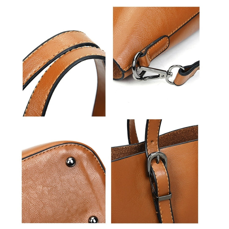 Borsa a tracolla donna in pelle PU casual 33x29x12 cm