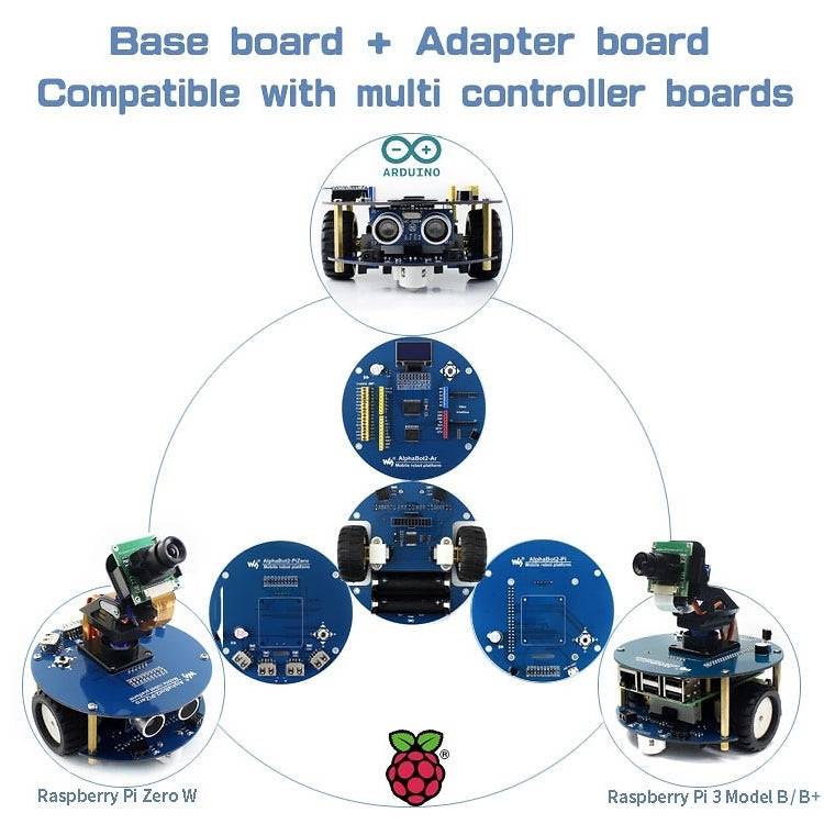 Kit robot AlphaBot2 con sensori e motori per Raspberry Pi 3 Model B - immagine 3