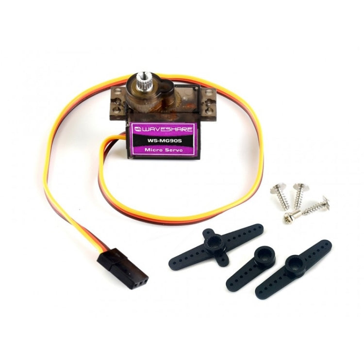 Microservo Waveshare MG90S con ingranaggi metallici, 180° - immagine 2