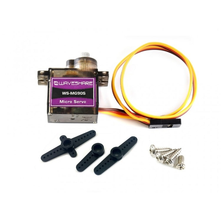 Microservo Waveshare MG90S con ingranaggi metallici, 180° - immagine 3