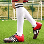 Scarpe da calcio in PU leggere per bambini e adulti