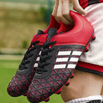 Scarpe da calcio in PU leggere per bambini e adulti