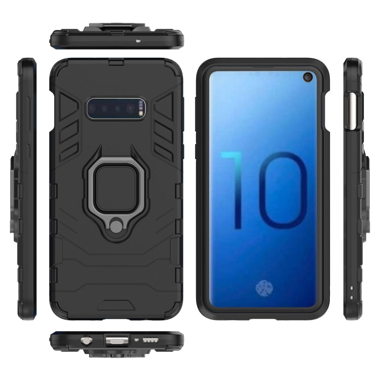 Custodia antiurto PC TPU per Galaxy S10e con anello magnetico