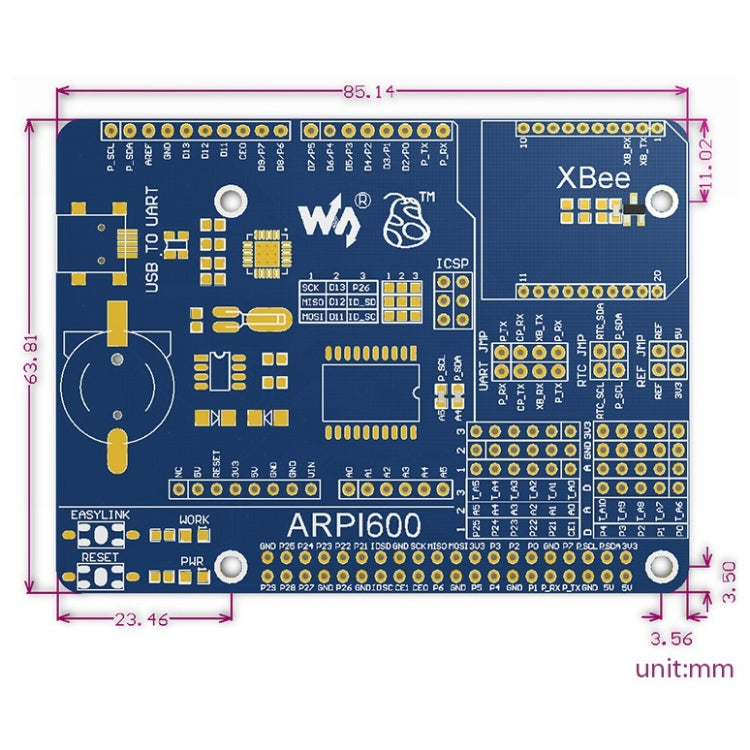 Scheda adattatore Waveshare XBee per Arduino e Raspberry Pi - immagine 8