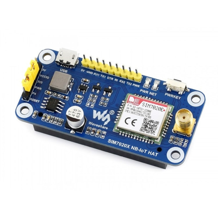 Modulo NB-IoT HAT Waveshare per Raspberry Pi con USB e UART