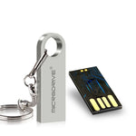 Disco USB 2.0 MicroDrive 8GB in metallo impermeabile oro
