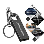 Disco USB 2.0 MicroDrive 8GB in metallo impermeabile oro