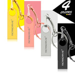 Disco USB 2.0 MicroDrive 8GB in metallo impermeabile oro