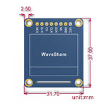 Display OLED RGB 0,95 pollici SPI SSD1331 con pinheader verticale - immagine 6