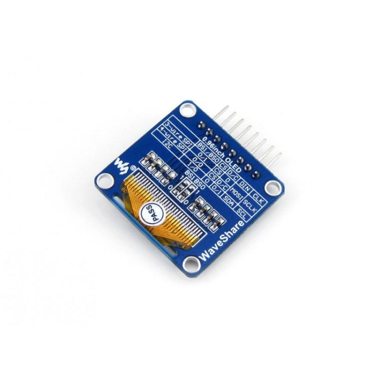 Display OLED Waveshare 0,96 pollici 128x64 SPI e I2C - immagine 4