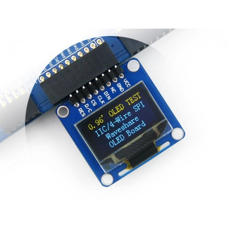Display OLED Waveshare 0,96 pollici 128x64 SPI e I2C - immagine 5